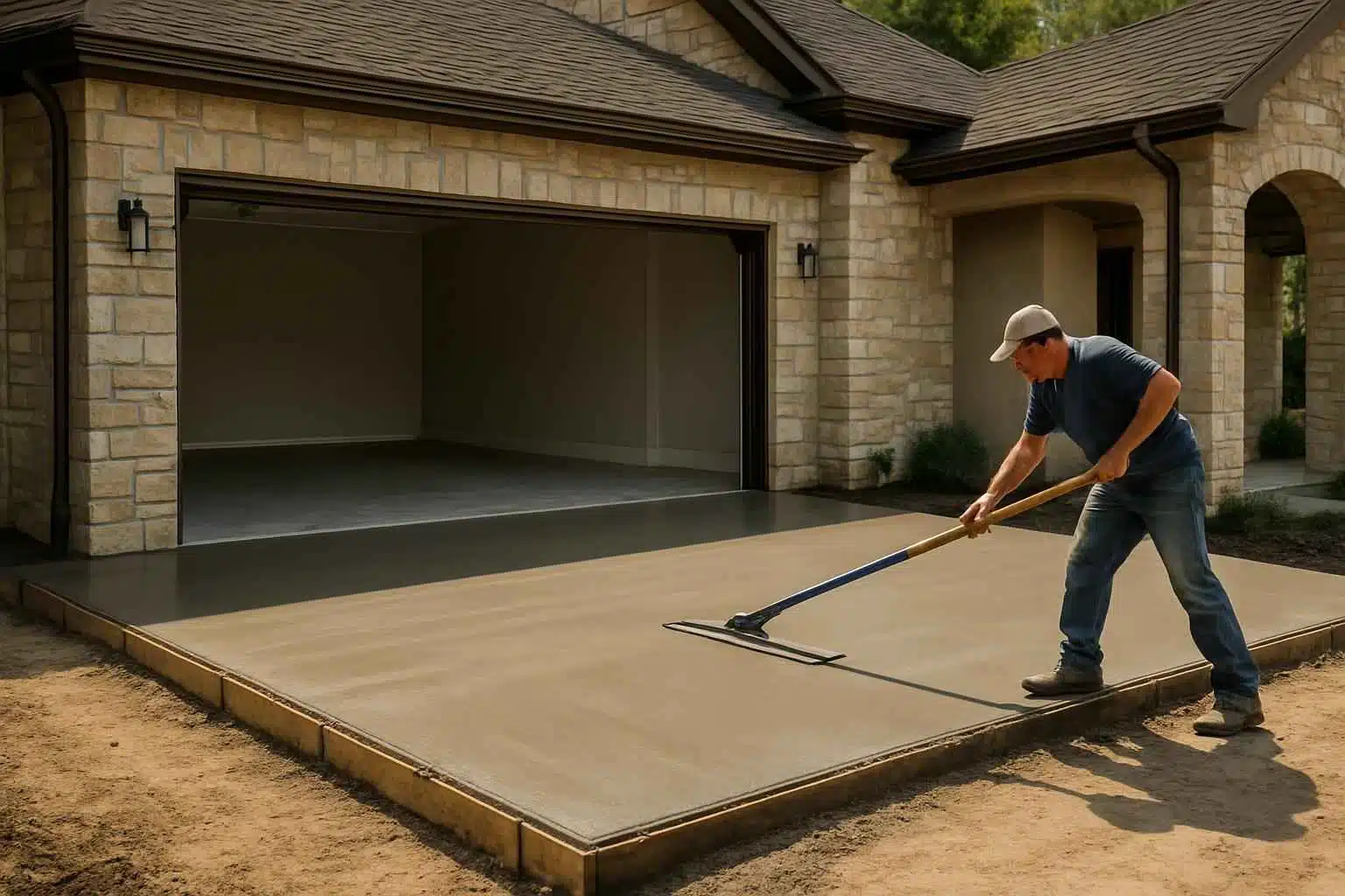 Garage Slab Installation Service in Kendalia TX