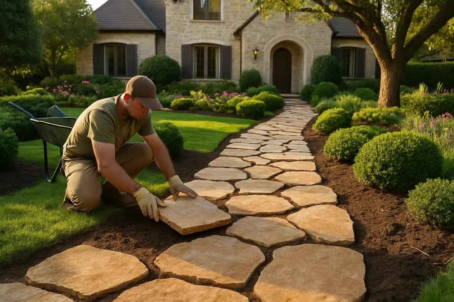 Garden Path Installation Service in Kendalia TX