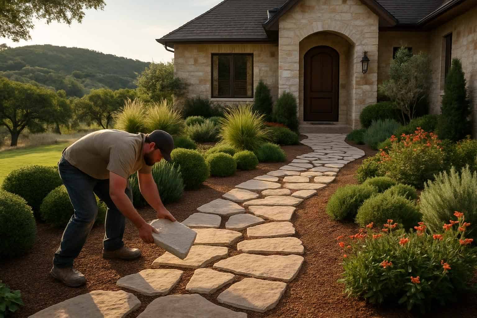 Garden Path Installation Service in Mountain Home TX