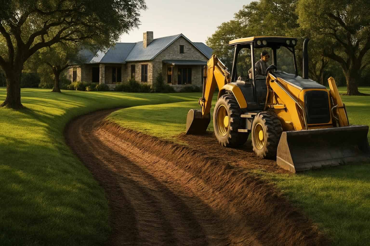 Grading Swale Contractor in Hunt TX