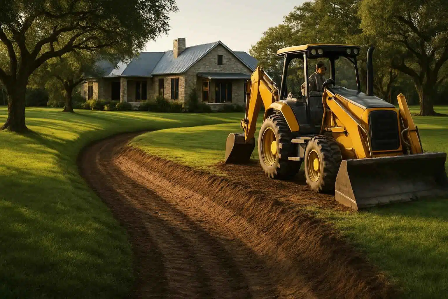 Grading Swale Contractor in Hunt TX