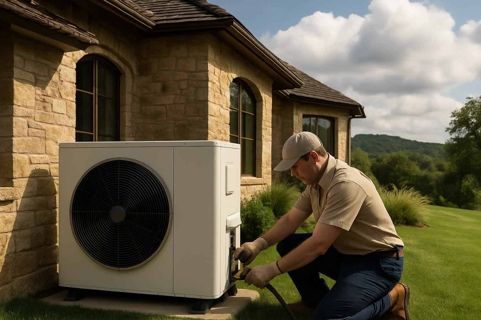 Heat Pump Installation Contractor in Hunt TX