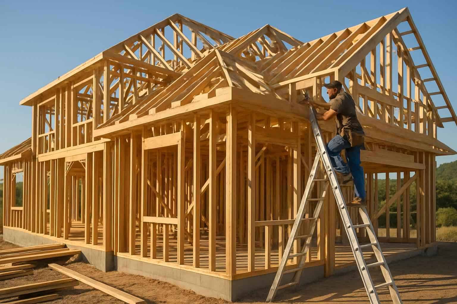 Framing Carpentry Contractor In Round Mountain TX House Framing Contractor in Round Mountain TX