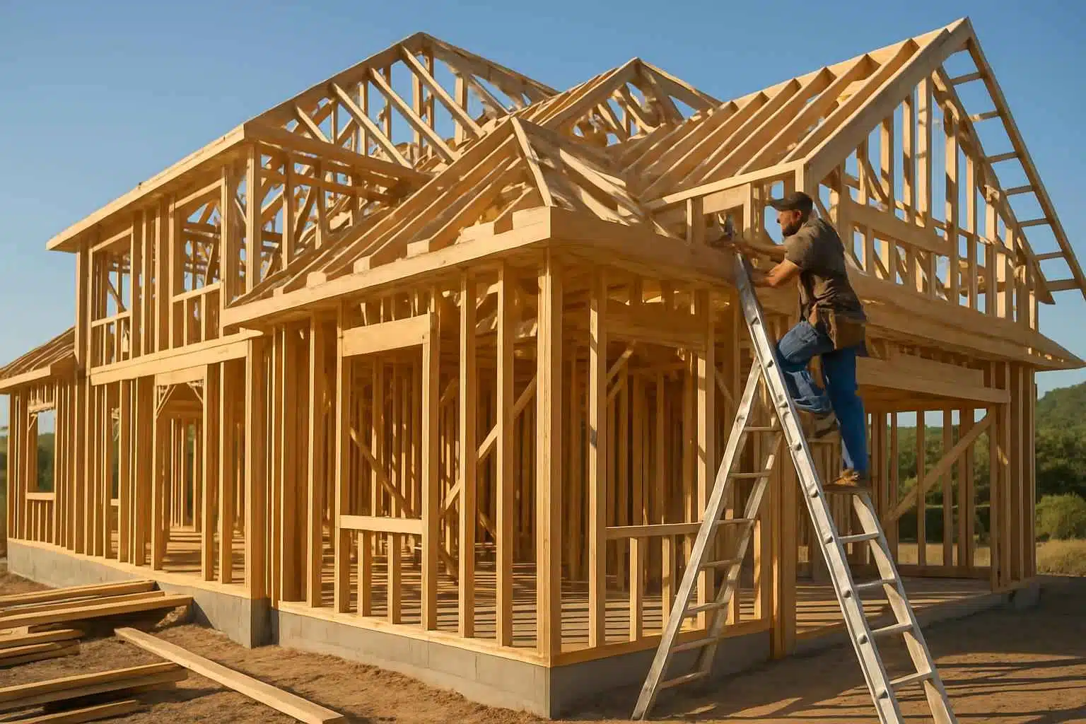 House Framing Contractor in Round Mountain TX