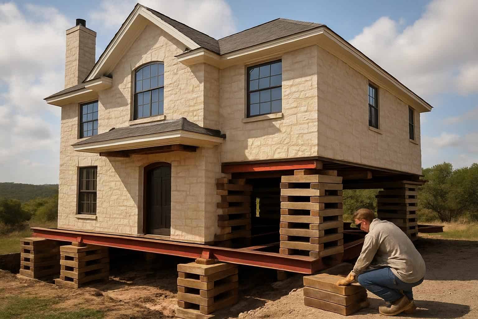 Foundation Repair Pier Beam Contractor In Round Mountain TX House Lifting Shimming Contractor in Round Mountain TX