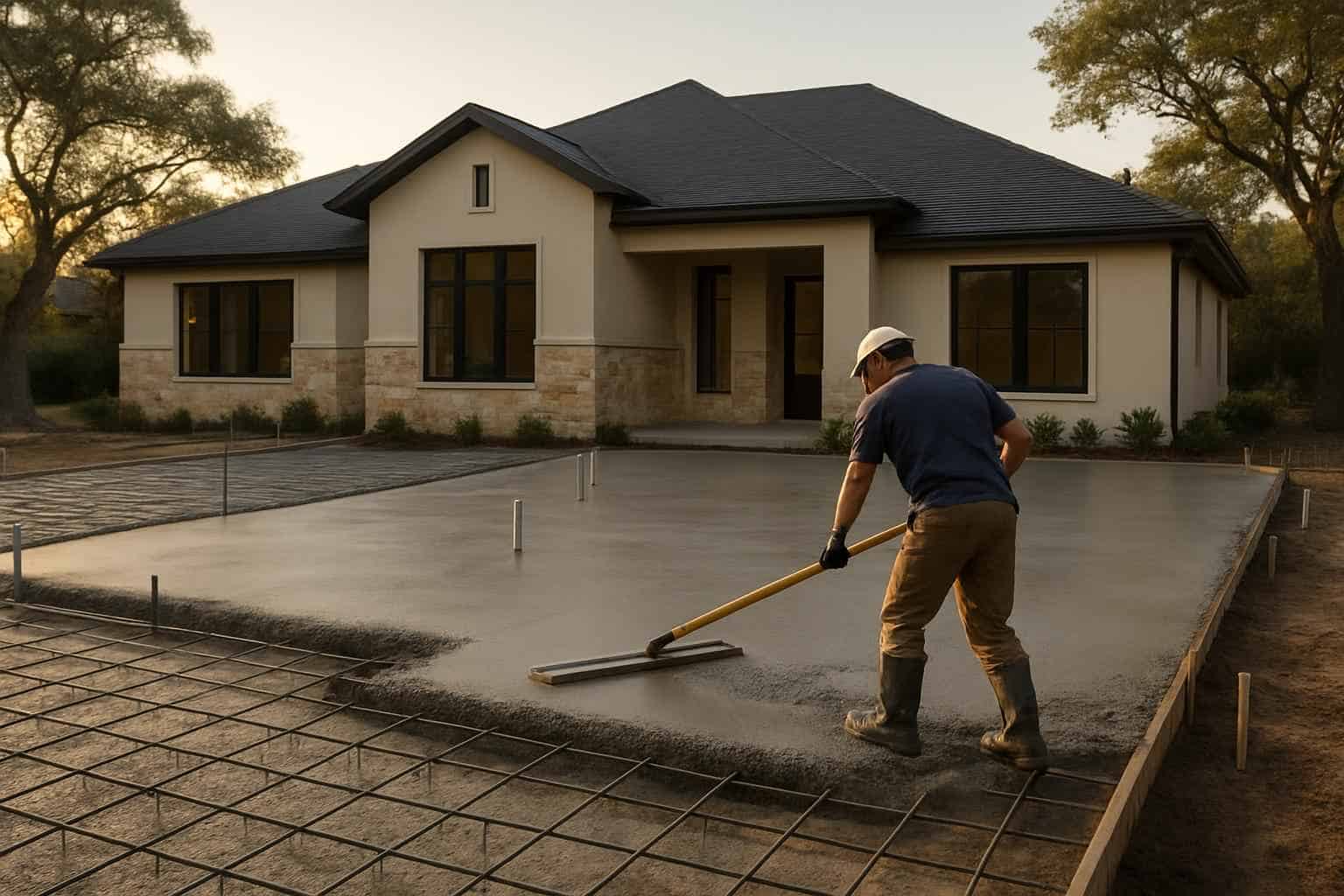 House Slab Foundation Contractor in Hunt TX