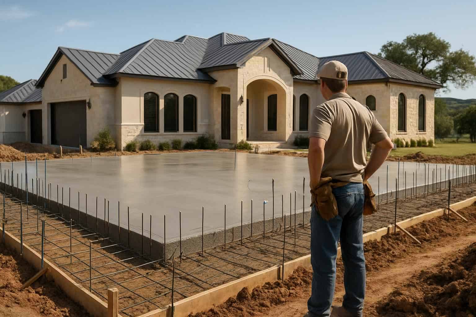 Concrete Slabs Foundations Contractor In Kendalia TX House Slab Foundation Contractor in Kendalia TX