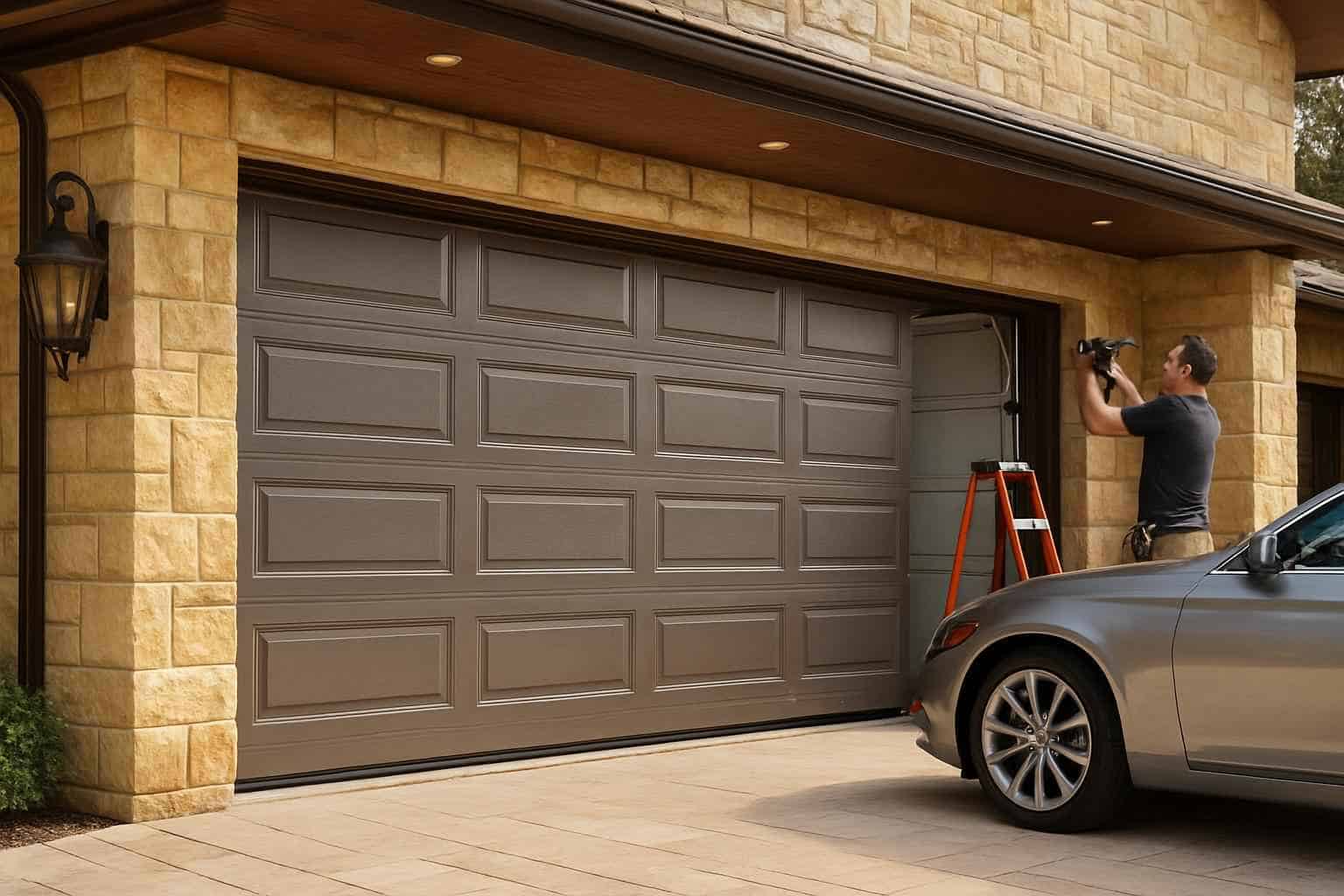 Garage Door Installation Contractor In Hunt TX Insulated Garage Door Installation Service in Hunt TX