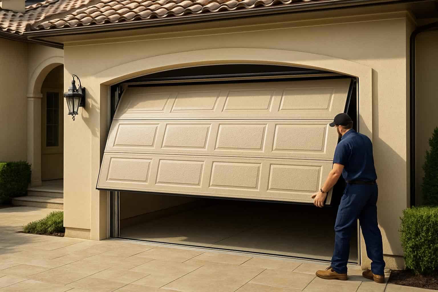 Garage Door Installation Contractor In Kendalia TX Insulated Garage Door Installation Service in Kendalia TX