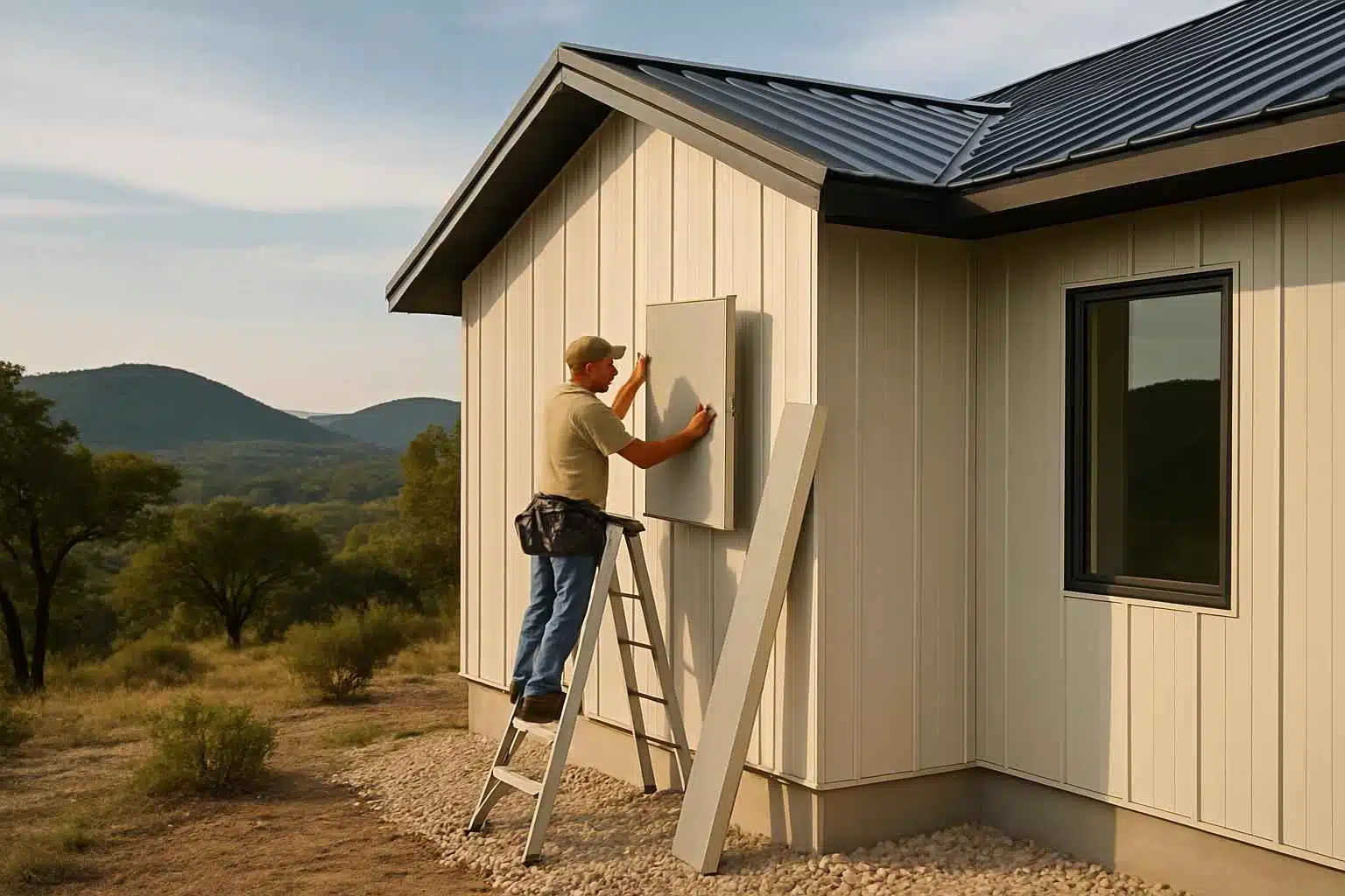 Metal Building Construction Contractor In Mountain Home TX Insulated Metal Panel Installer in Mountain Home TX