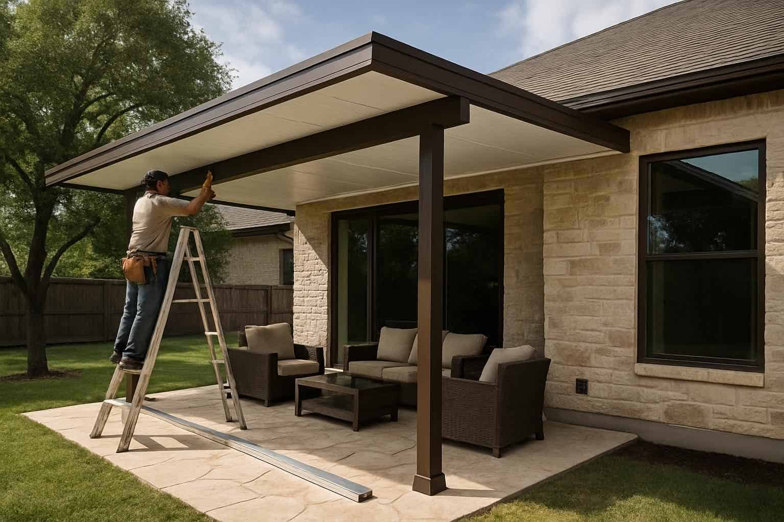 Insulated Patio Cover Installation in Boerne TX