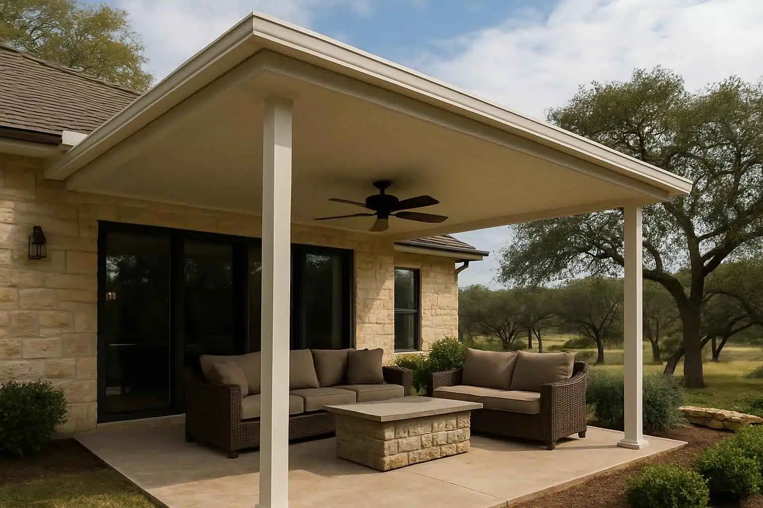 Patio Cover Installation Contractor In Kendalia TX Insulated Patio Cover Installation in Kendalia TX