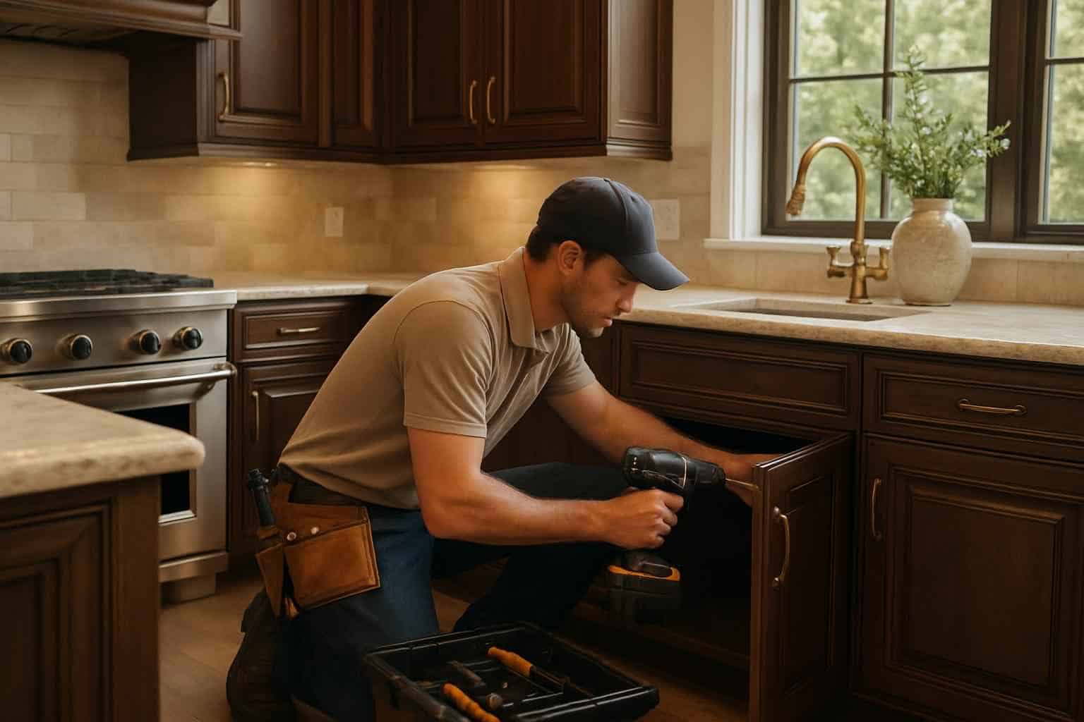 Kitchen Cabinet Repair Service in Hunt TX