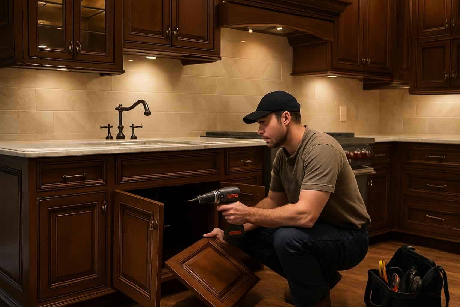 Kitchen Cabinet Repair Service in Kendalia TX
