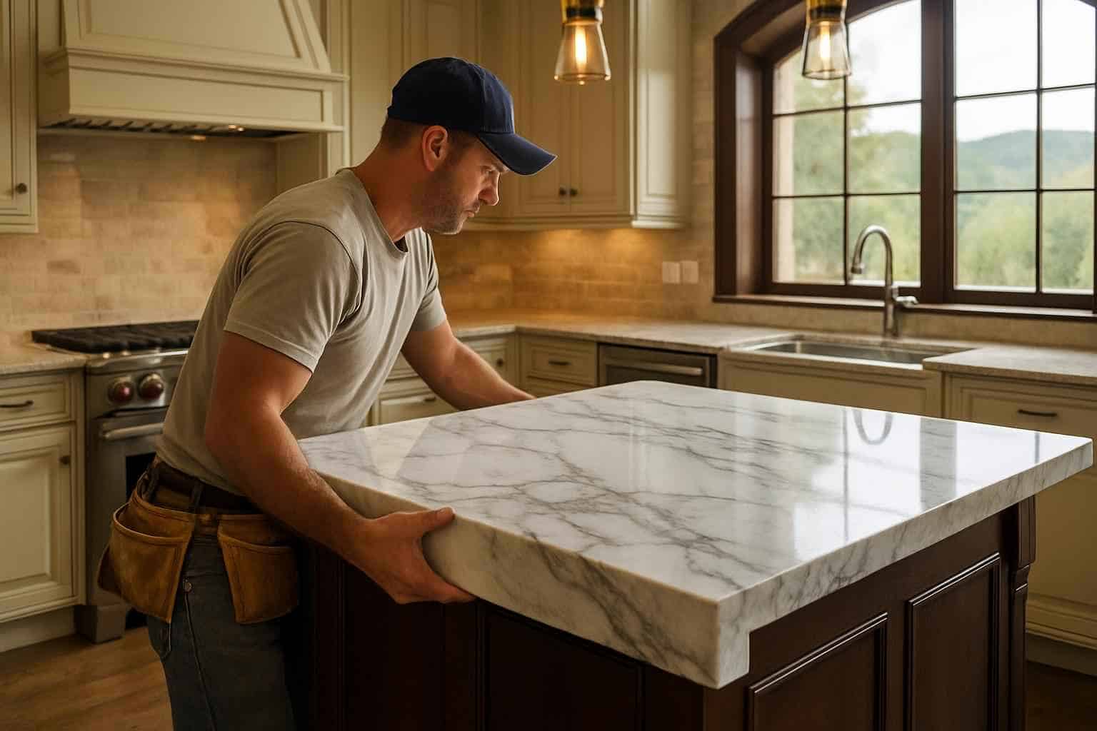 Kitchen Countertop Installation Service in Round Mountain TX
