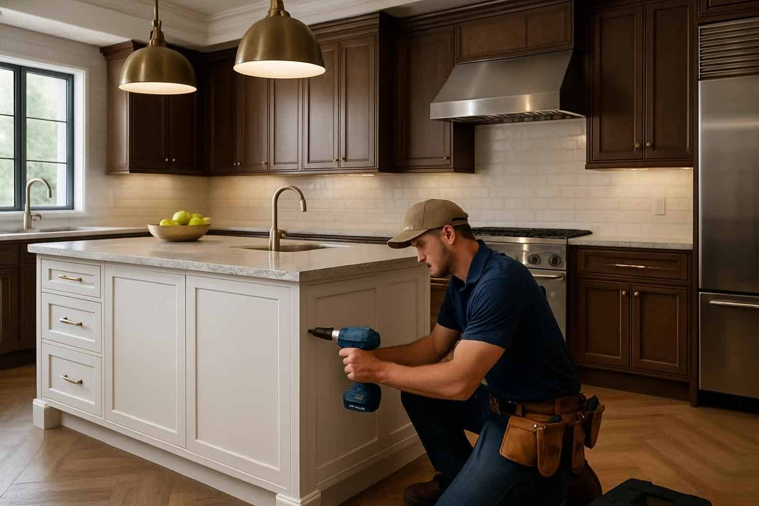 Kitchen Remodeling Contractor In Cypress Mill TX Kitchen Island Installation Contractor in Cypress Mill TX