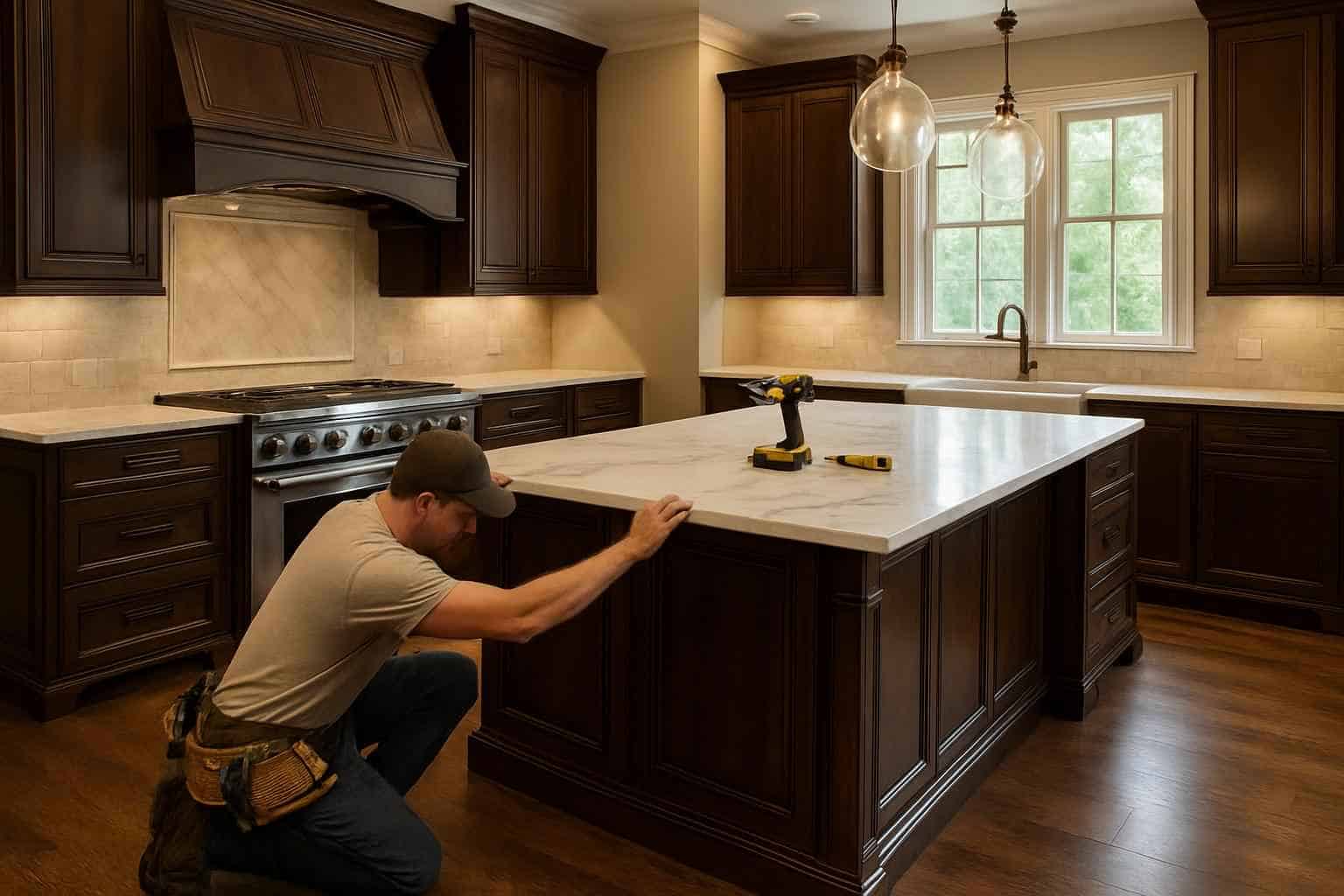 Kitchen Island Installation Contractor in Hunt TX