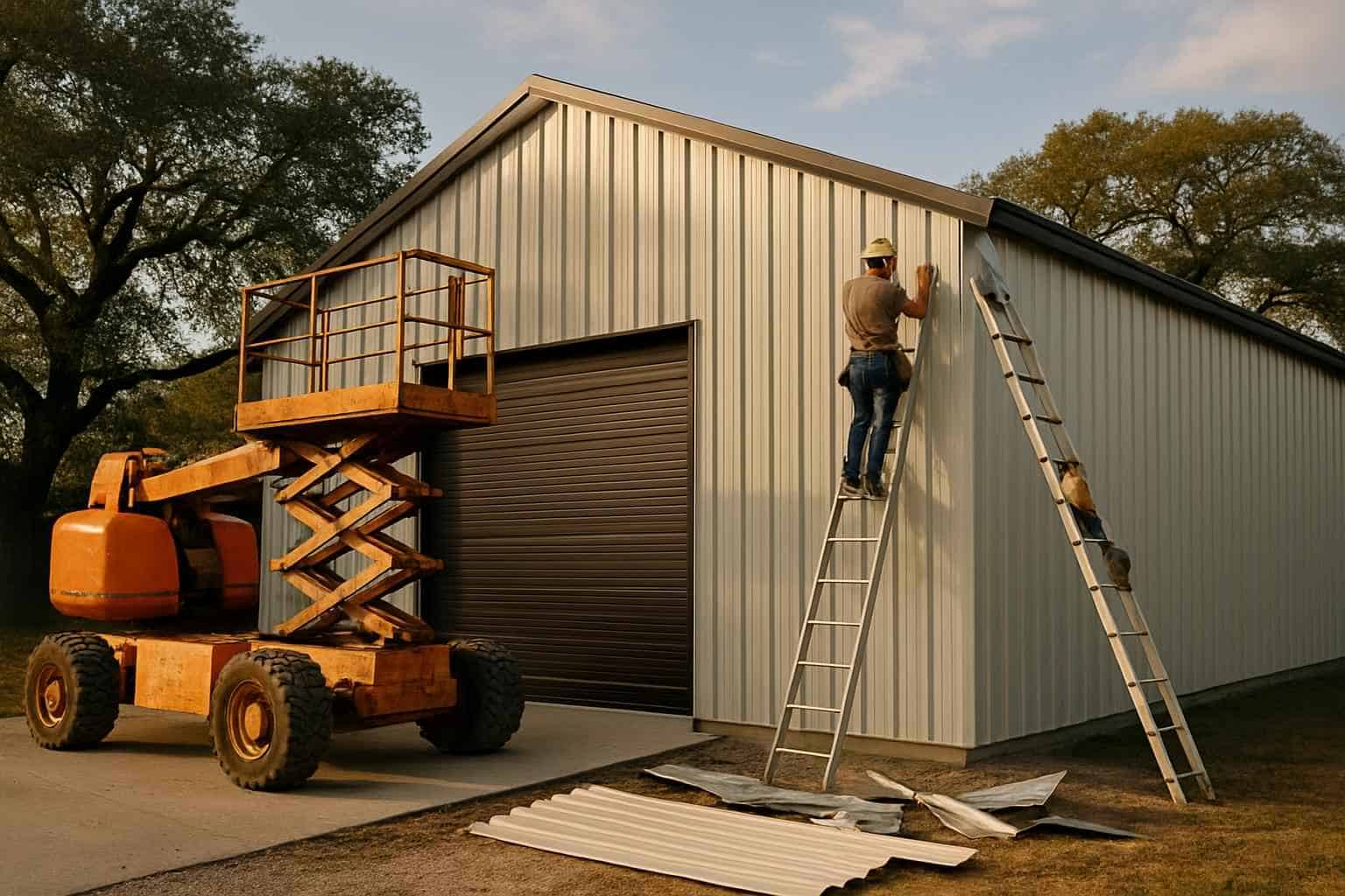 Metal Building Construction Contractor In Cypress Mill TX Metal Building Repair Service in Cypress Mill TX