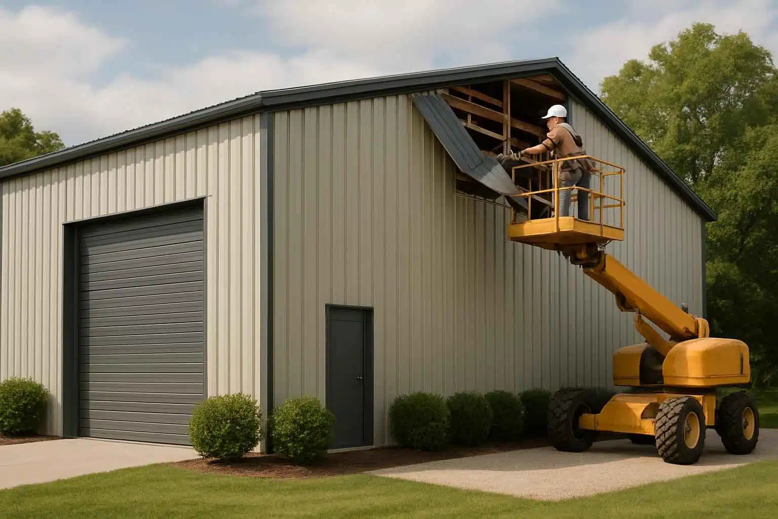 Metal Building Repair Service in Round Mountain TX