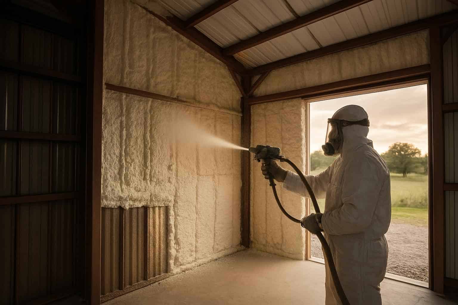Metal Building Spray Foam Contractor in Boerne TX