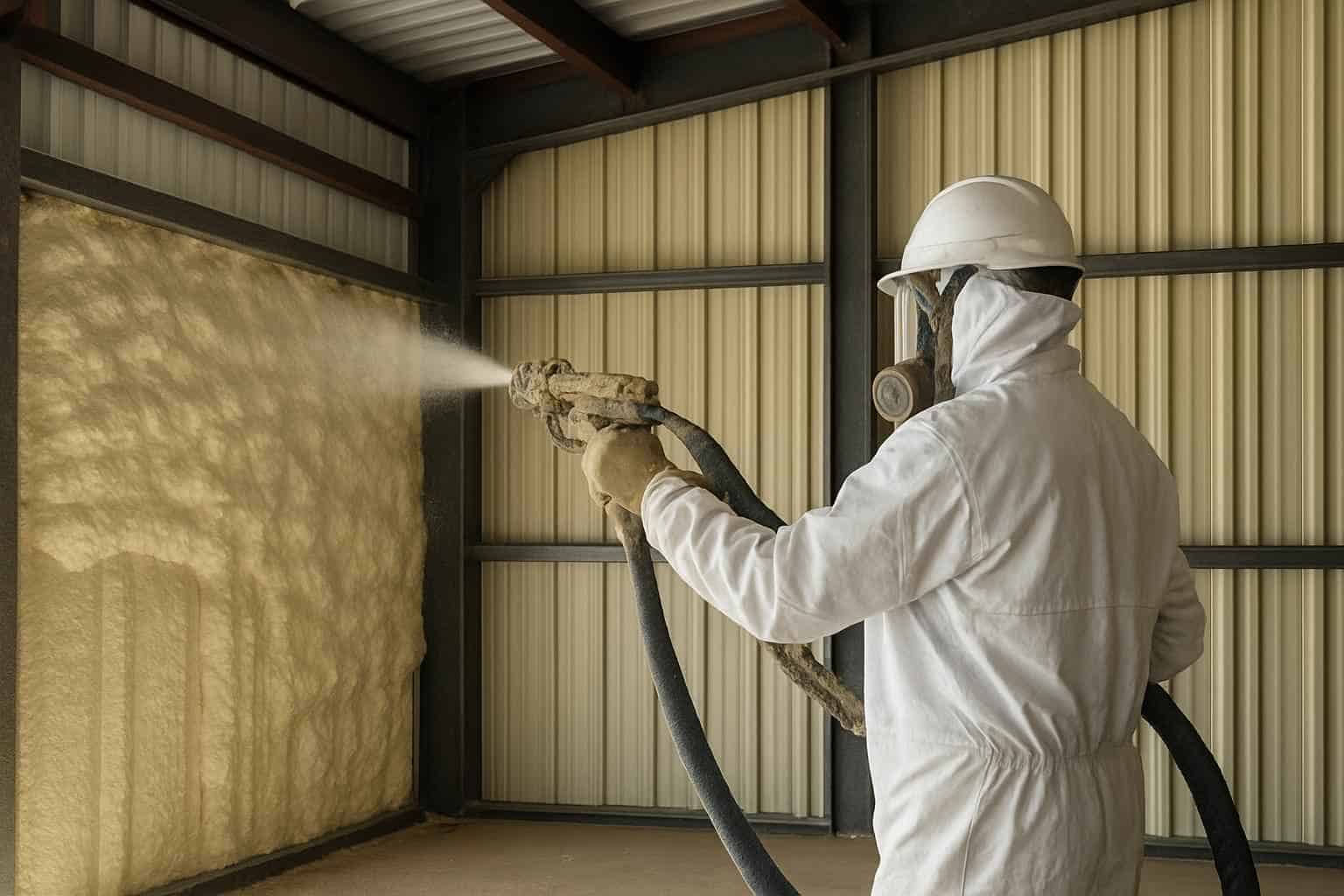 Spray Foam Insulation Contractor In Hunt TX Metal Building Spray Foam Contractor in Hunt TX