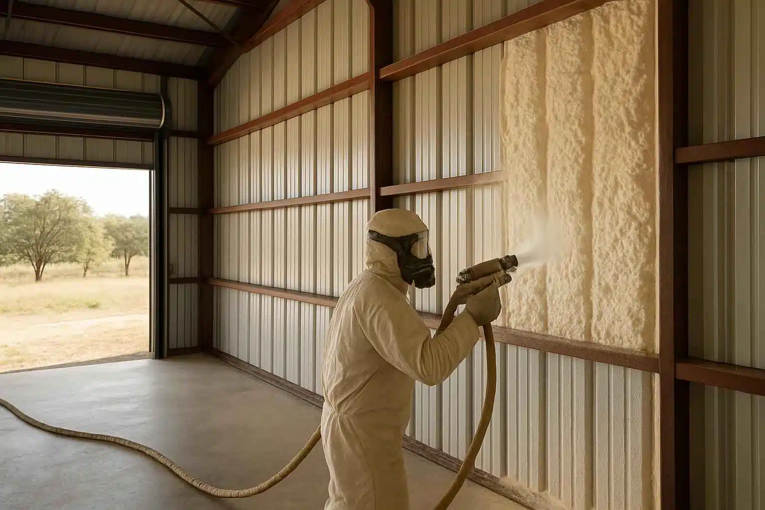 Metal Building Spray Foam Contractor in Kendalia TX