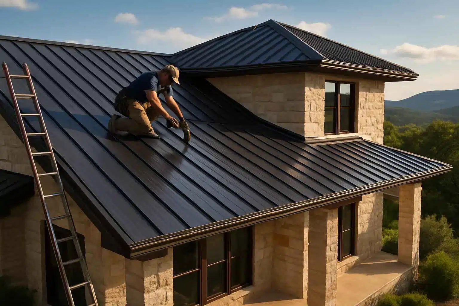 Metal Building Construction Contractor In Mountain Home TX Metal Roof Installation Service in Mountain Home TX
