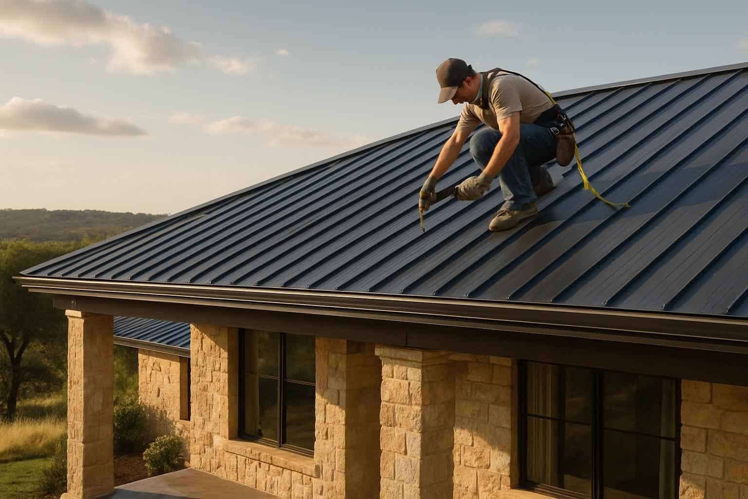 Metal Roof Installation Service in Round Mountain TX