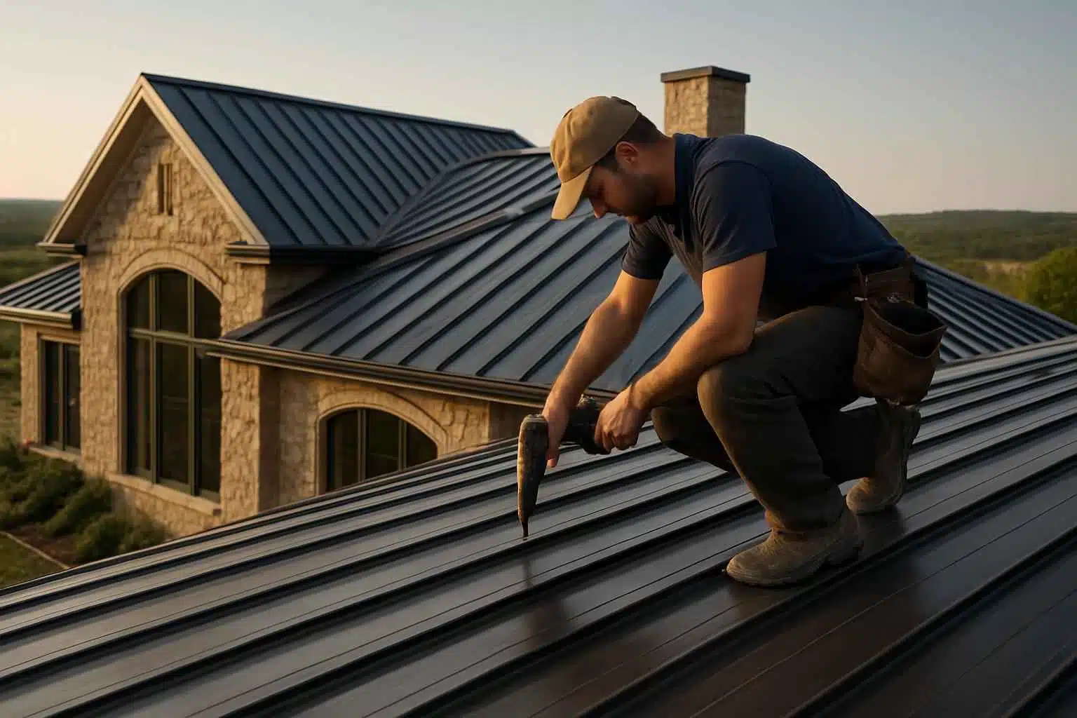 Metal Roofing Contractor in Round Mountain TX