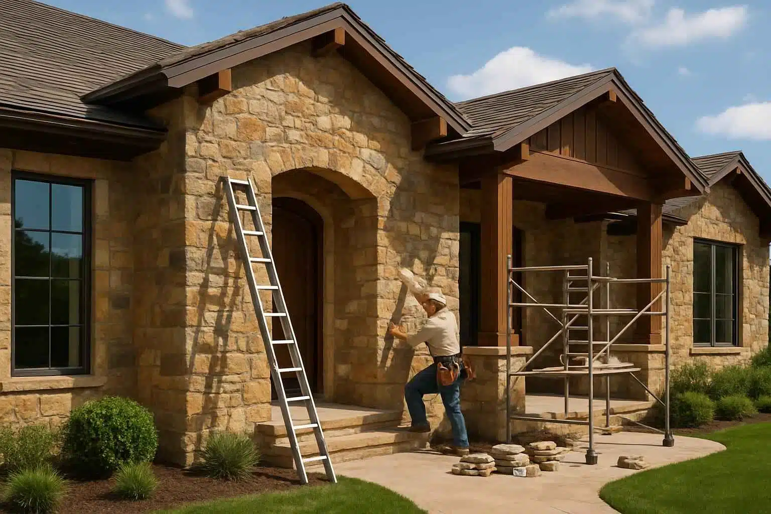 Natural Stone Siding Contractor in Cypress Mill TX
