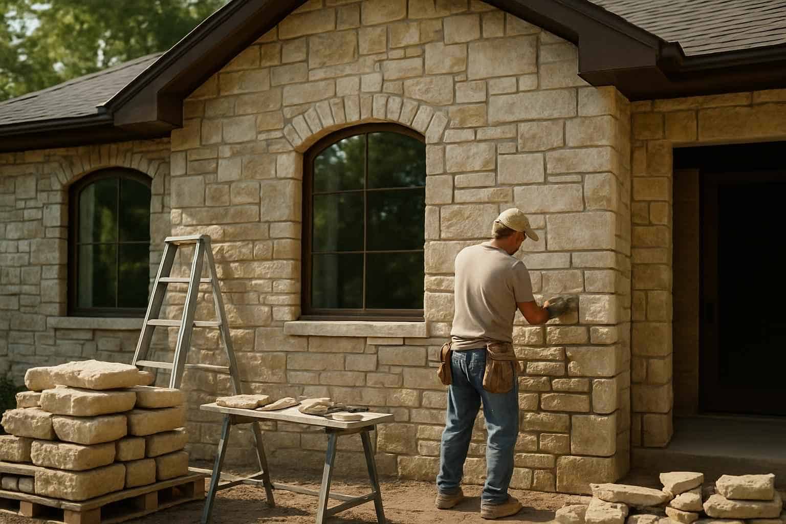 Natural Stone Siding Contractor in Hunt TX