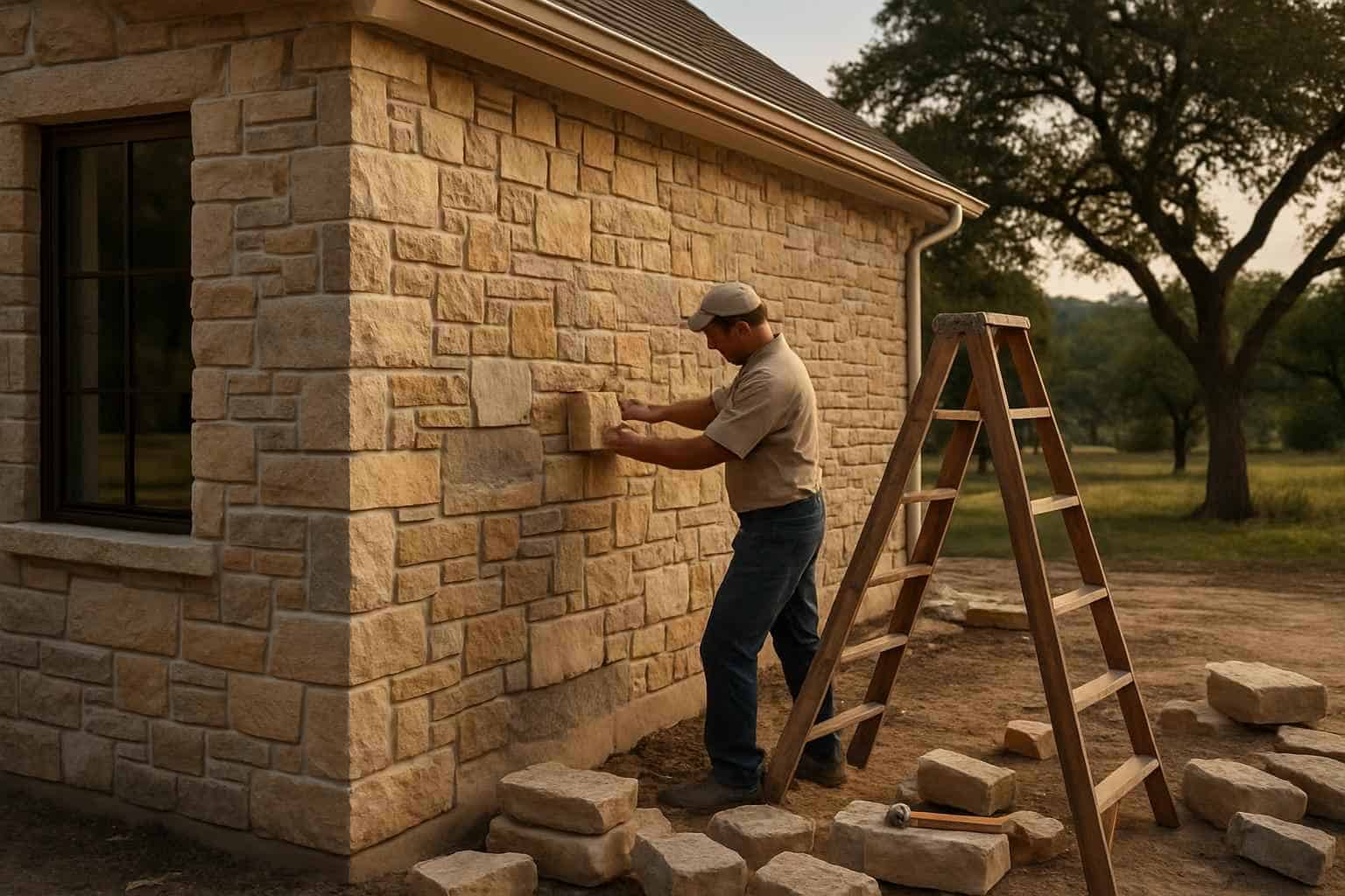 Stone Contractor In Kendalia TX Natural Stone Siding Contractor In Kendalia TX