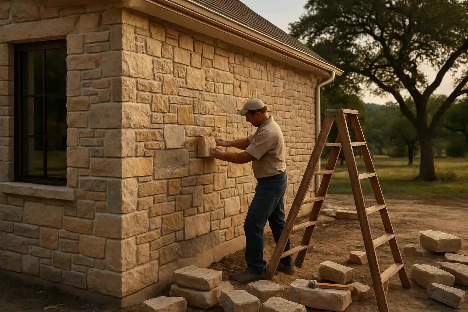 Natural Stone Siding Contractor In Kendalia TX
