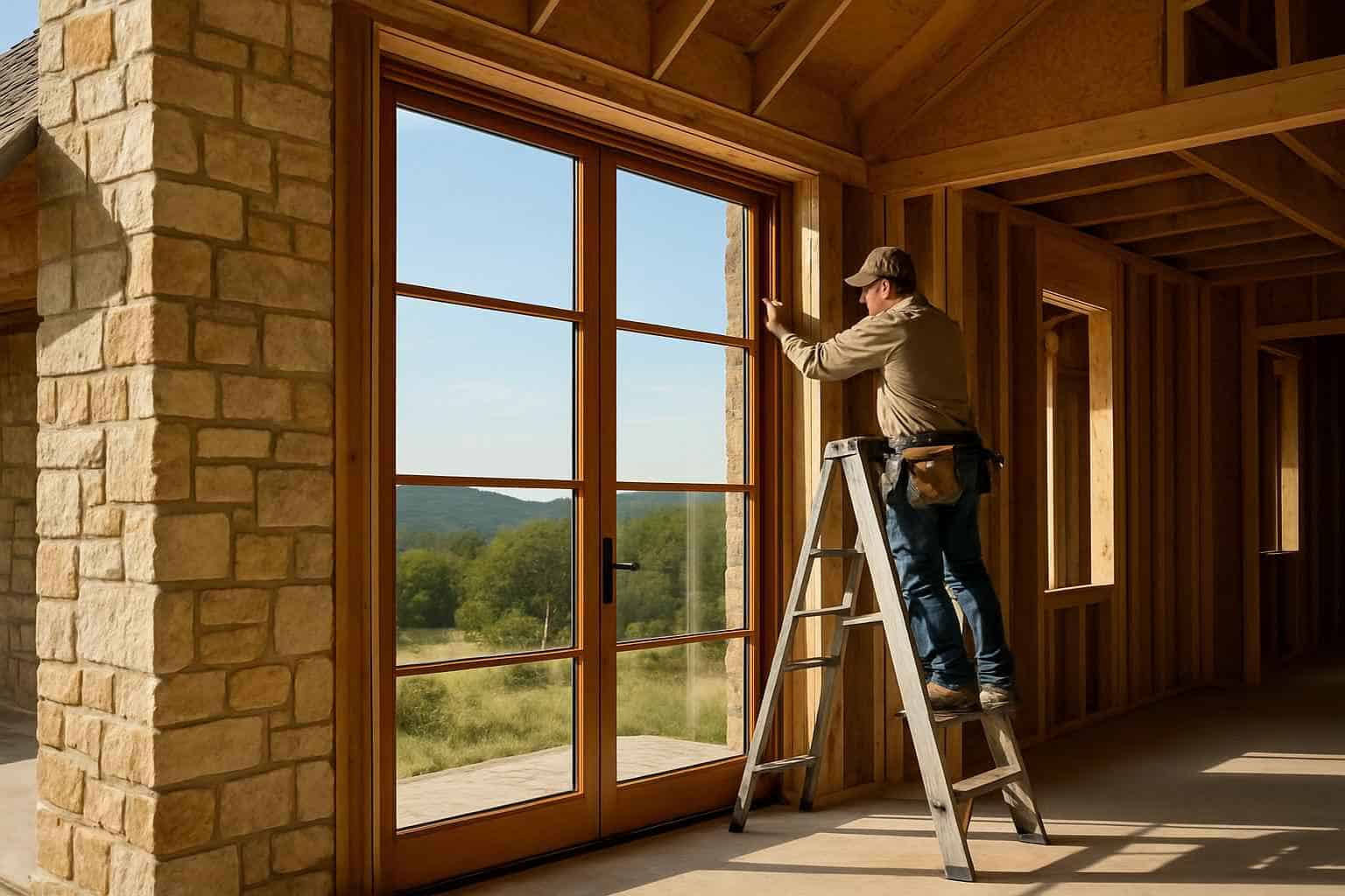 Custom Window Installation Contractor In Hunt TX New Construction Window Installation in Hunt TX