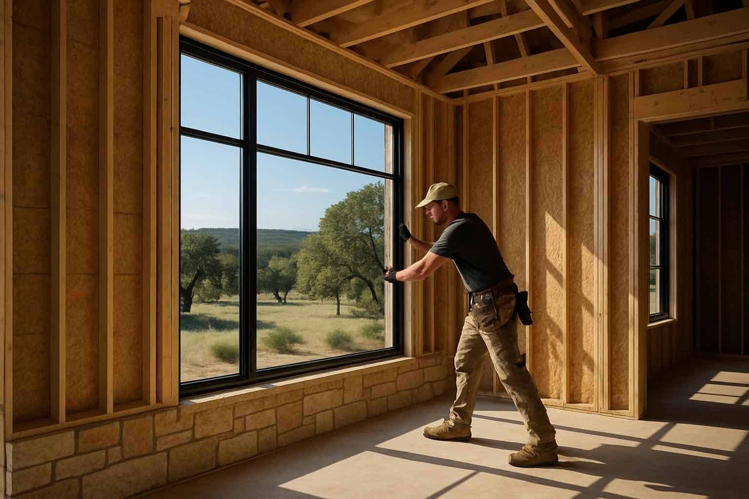 New Construction Window Installation in Kendalia TX