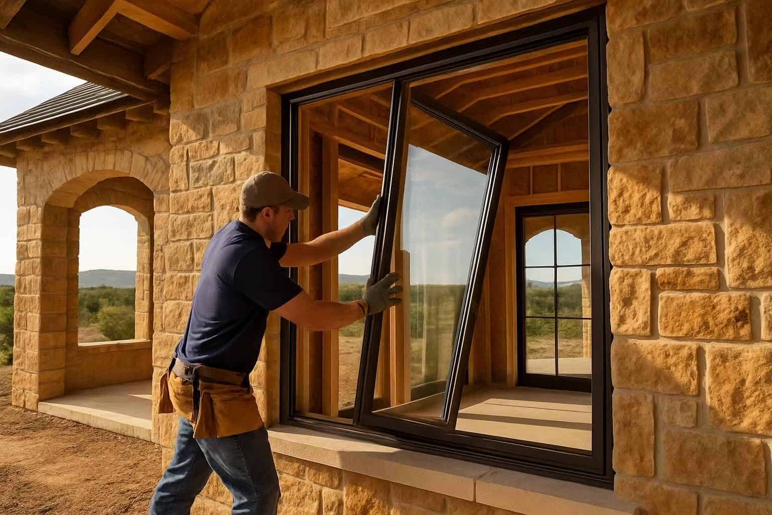 Custom Window Installation Contractor In Llano TX New Construction Window Installation in Llano TX