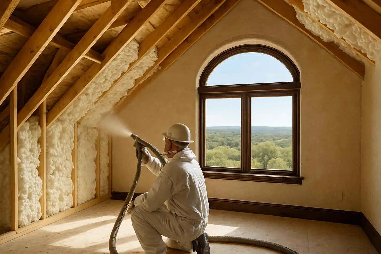 Spray Foam Insulation Contractor In Round Mountain TX Open Cell Spray Foam Company in Round Mountain TX