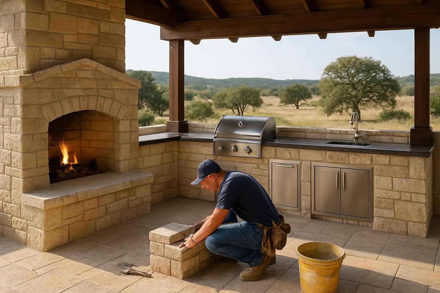 Outdoor Kitchen Masonry Contractor In Mountain Home TX