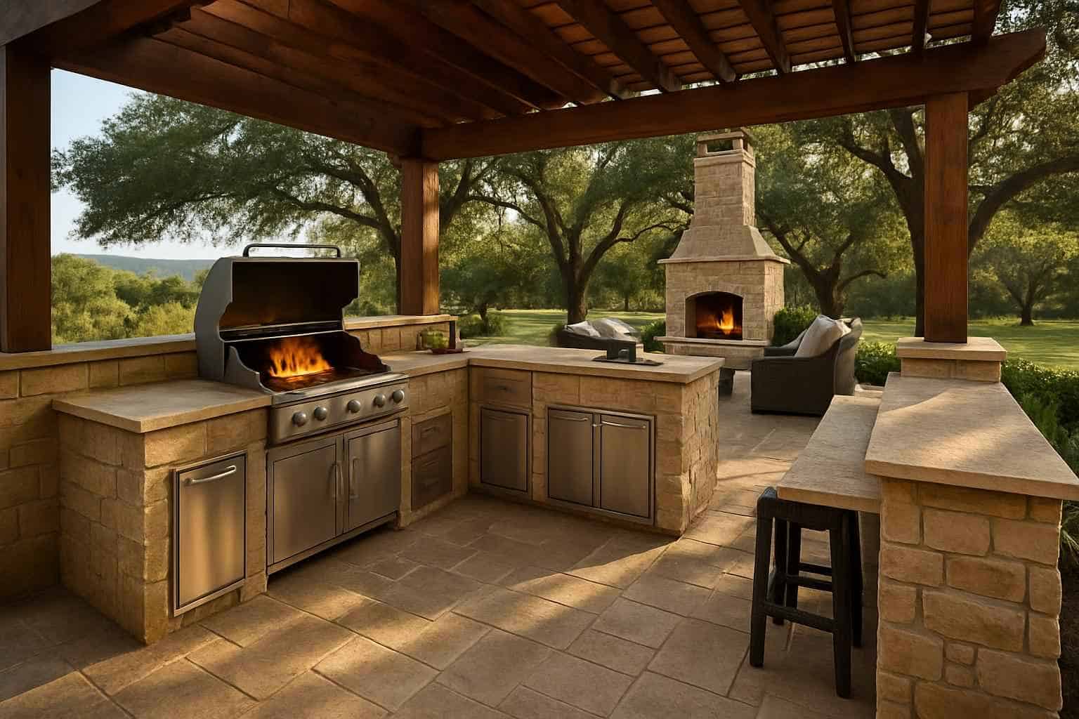 Patio Construction Contractor In Kendalia TX Outdoor Kitchen Patio Builder in Kendalia TX