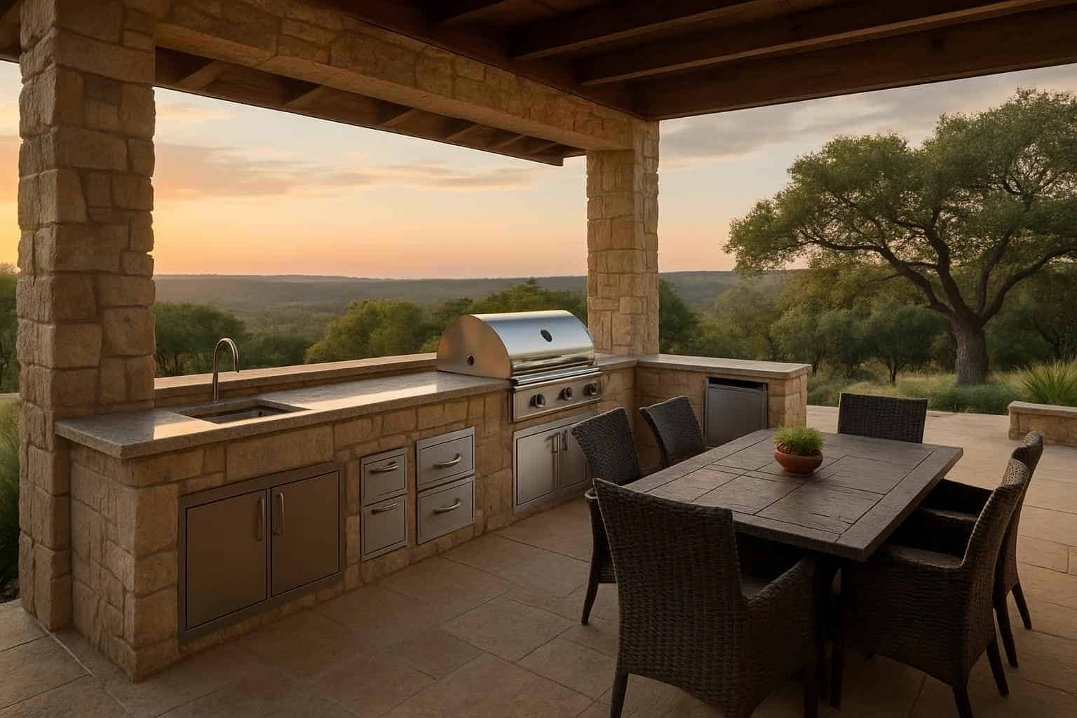 Outdoor Kitchen Patio Builder in Mountain Home TX