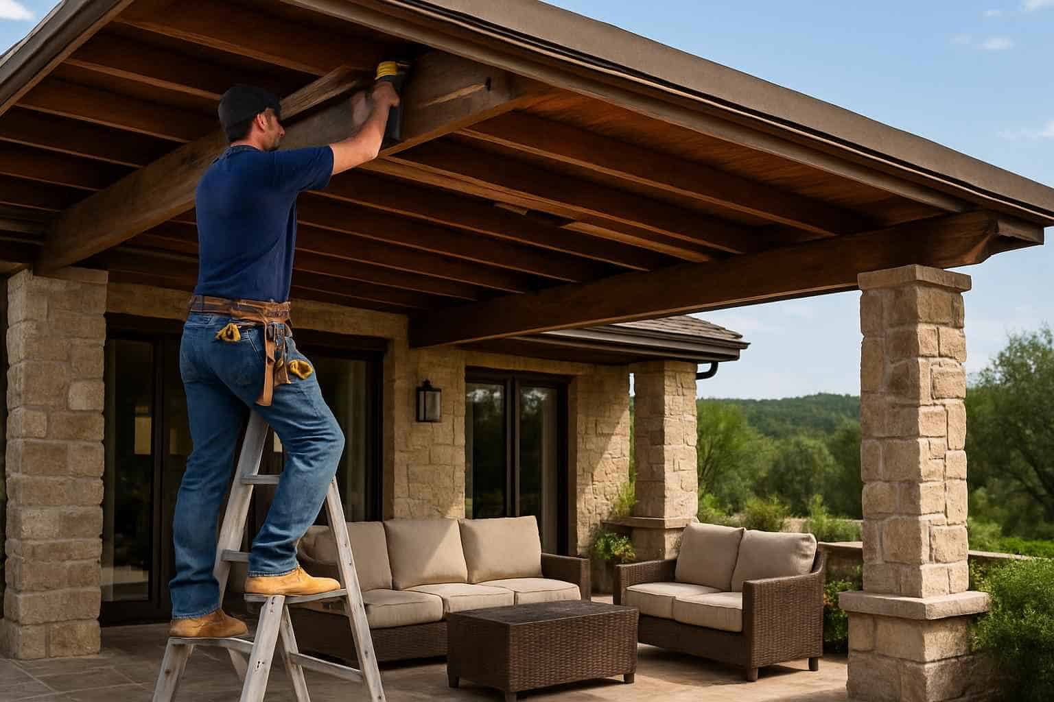 Patio Cover Installation Contractor In Hunt TX Patio Cover Repair Service in Hunt TX