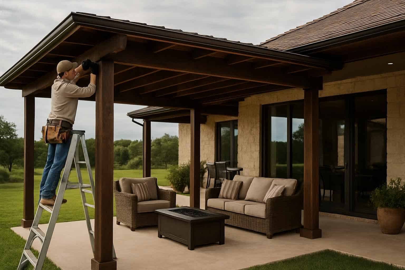 Patio Cover Installation Contractor In Kendalia TX Patio Cover Repair Service in Kendalia TX