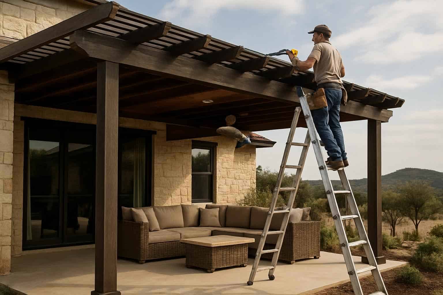 Patio Cover Repair Service in Round Mountain TX