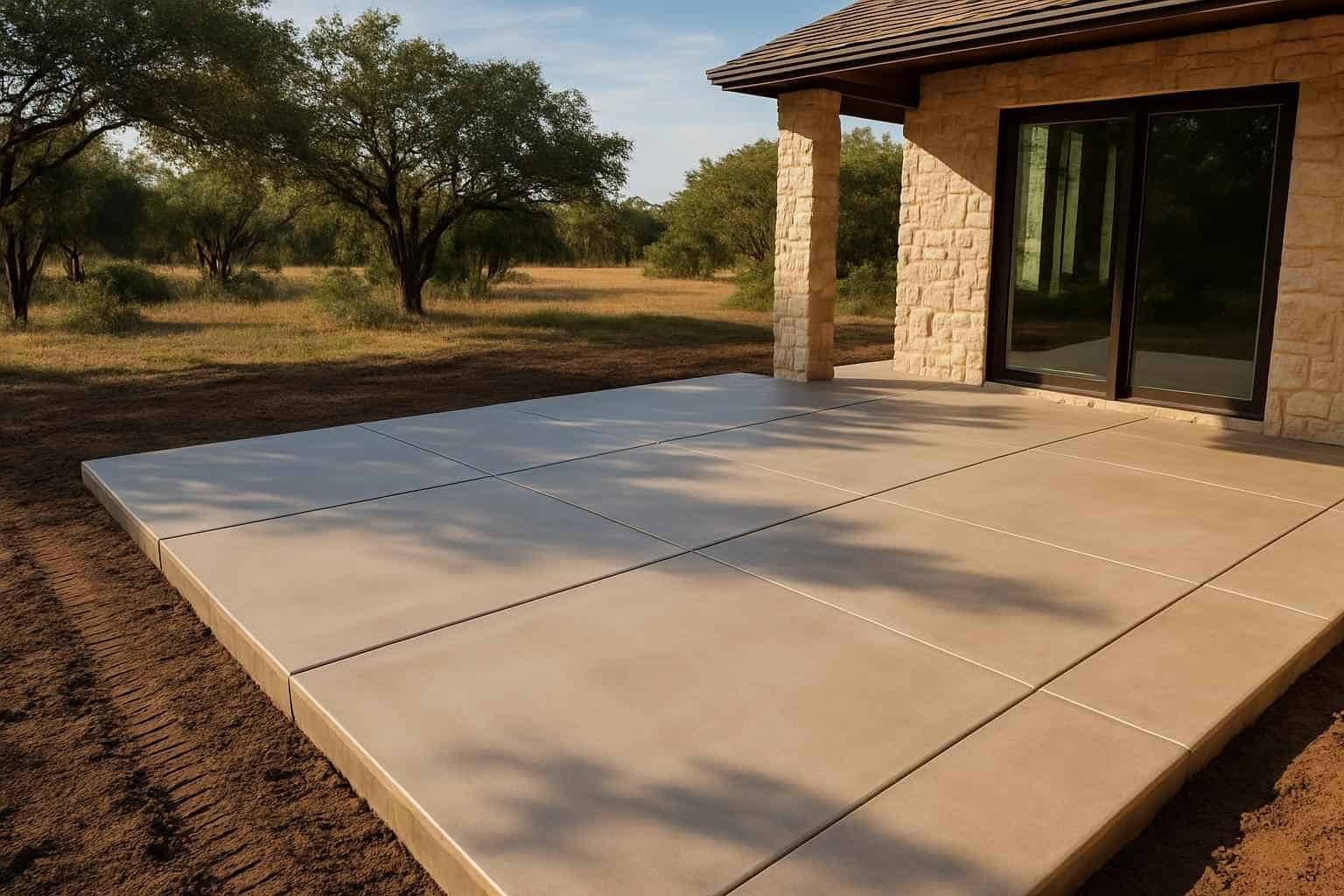 Patio Slab Installation Service in Boerne TX