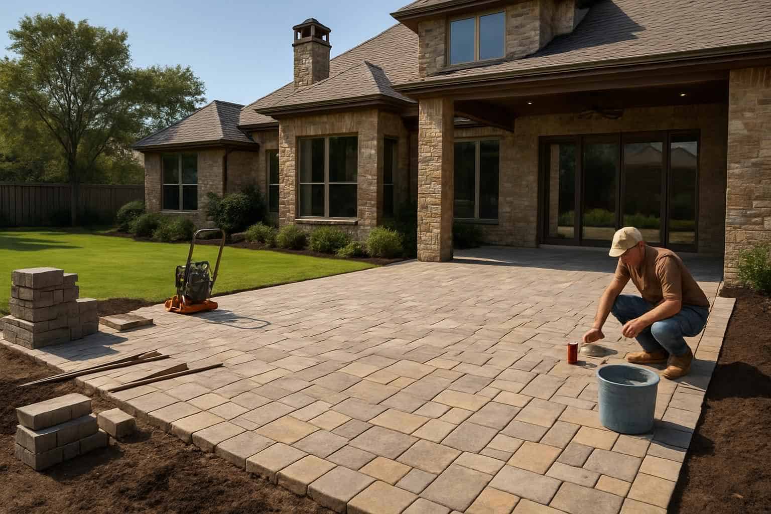 Paver Patio Installation Company in Cypress Mill TX
