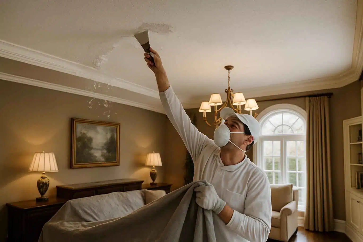 Popcorn Ceiling Removal Service in Kendalia TX