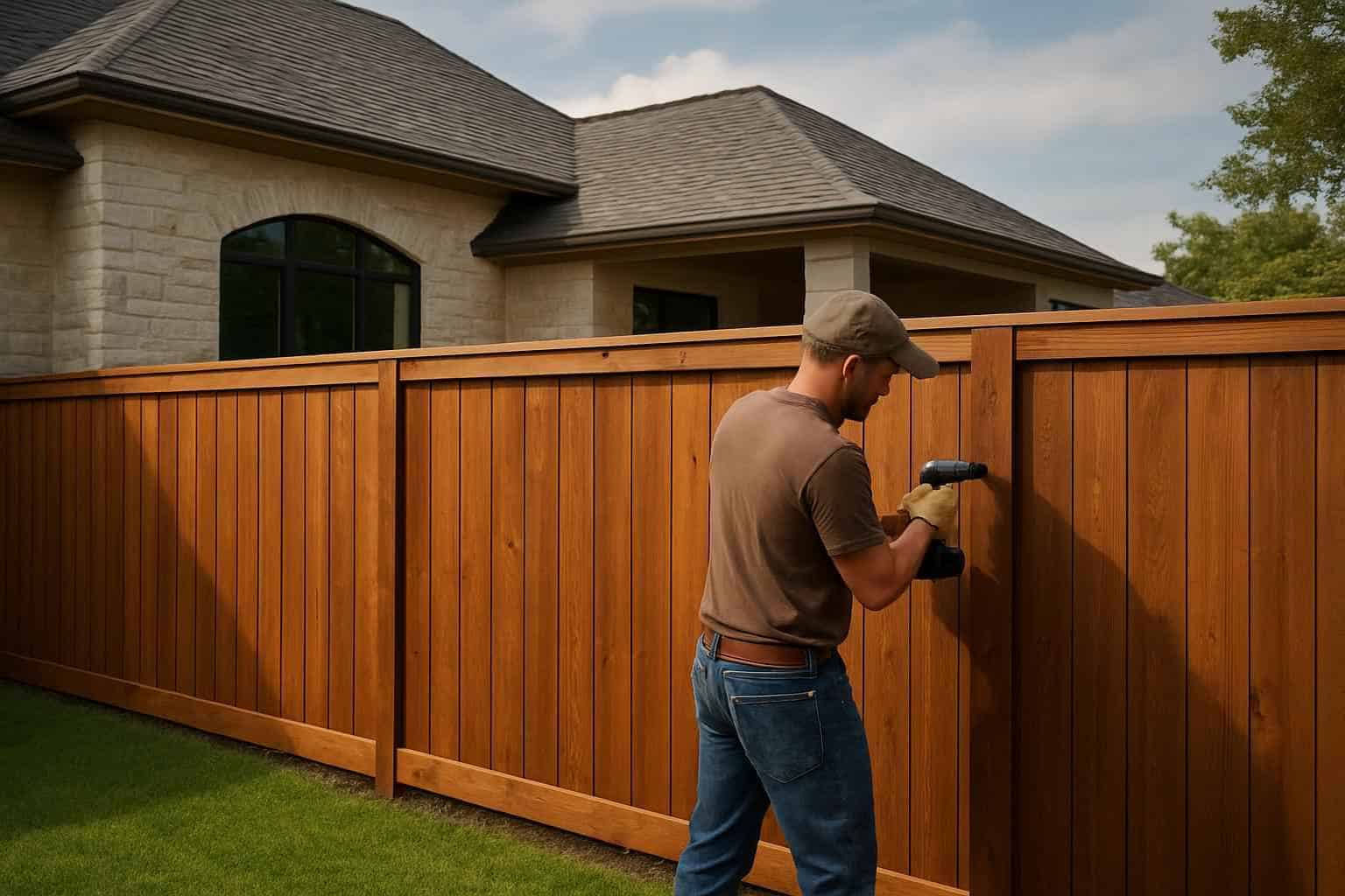 Privacy Fence Installer in Cypress Mill TX