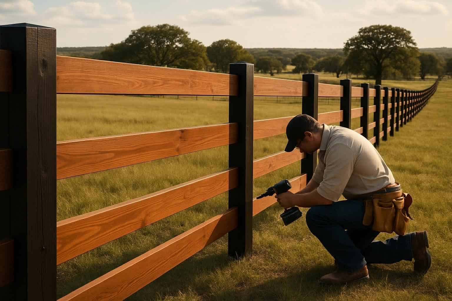 Ranch Fence Builder in Cypress Mill TX
