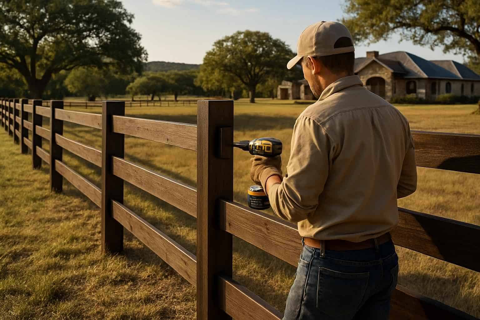 Fence Installation Contractor In Kendalia TX Ranch Fence Builder in Kendalia TX