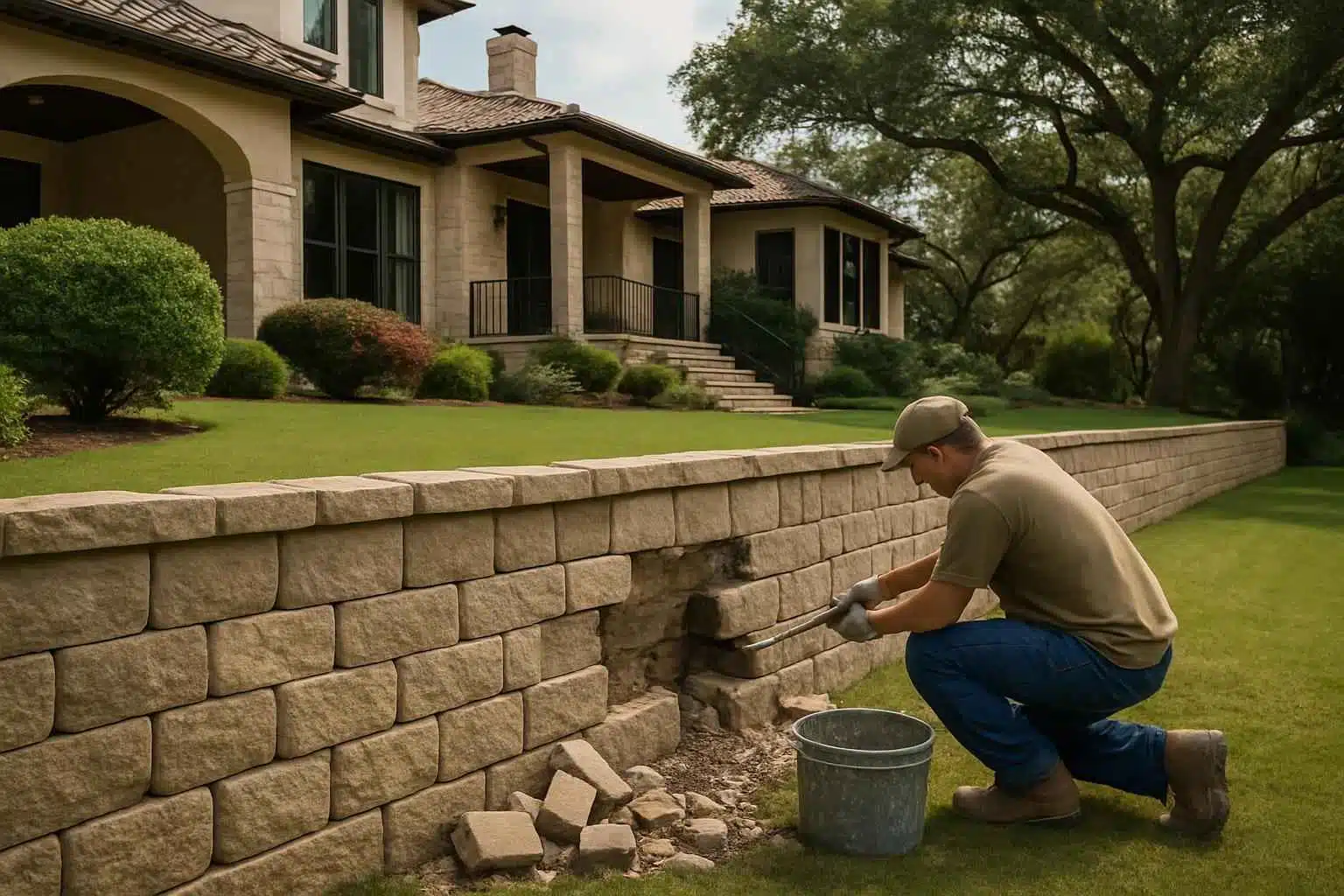 Retaining Wall Contractor In Kendalia TX Retaining Wall Repair Service in Kendalia TX
